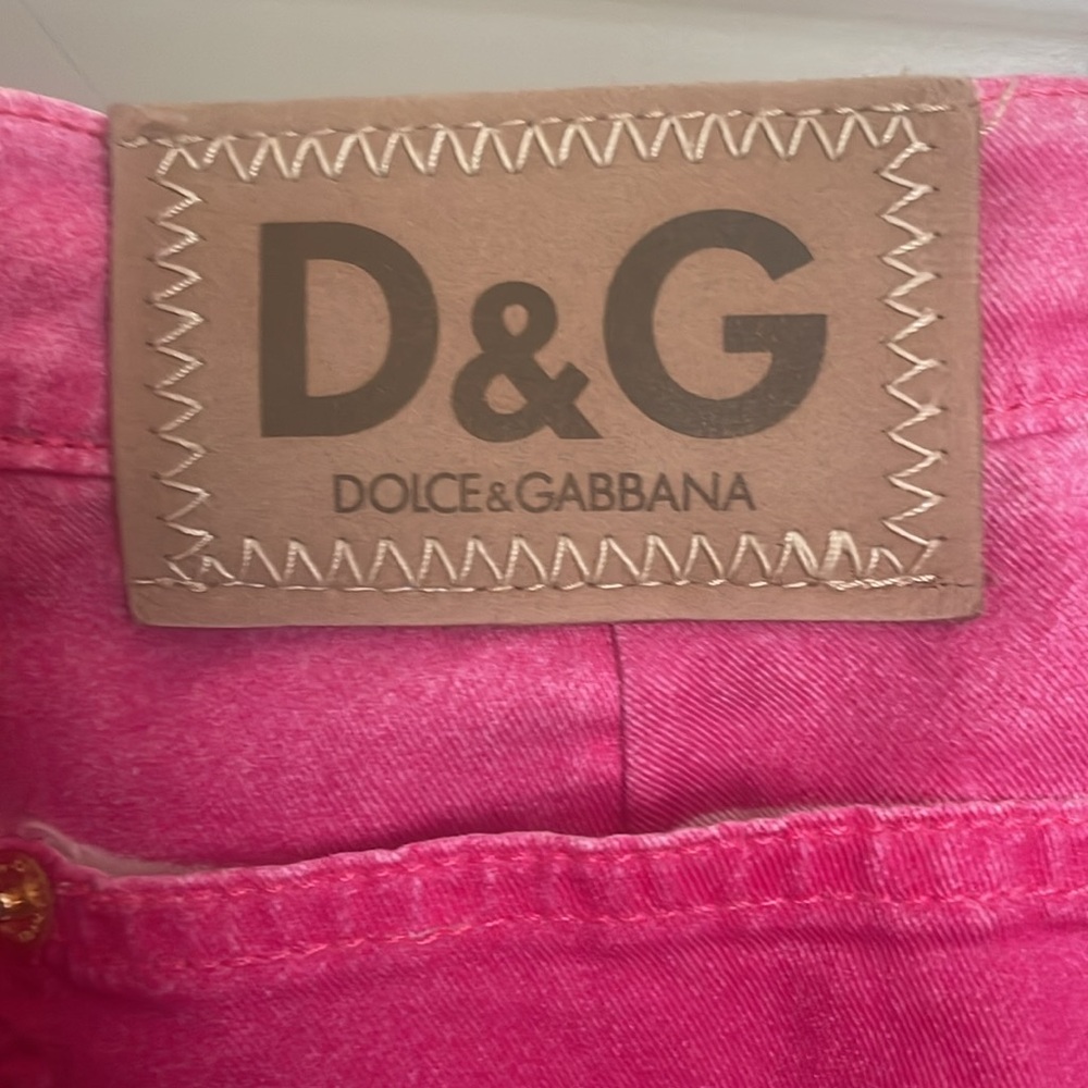 D&G Wide Leg Low-Rise Jeans